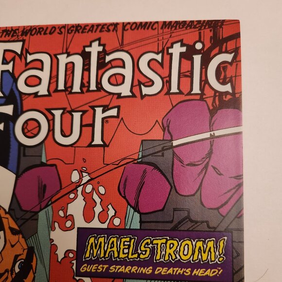 Fantastic Four #338 (1990) Marvel Comics Iron Man & Thor Ms. Marvel Newstand NM - Picture 4 of 14